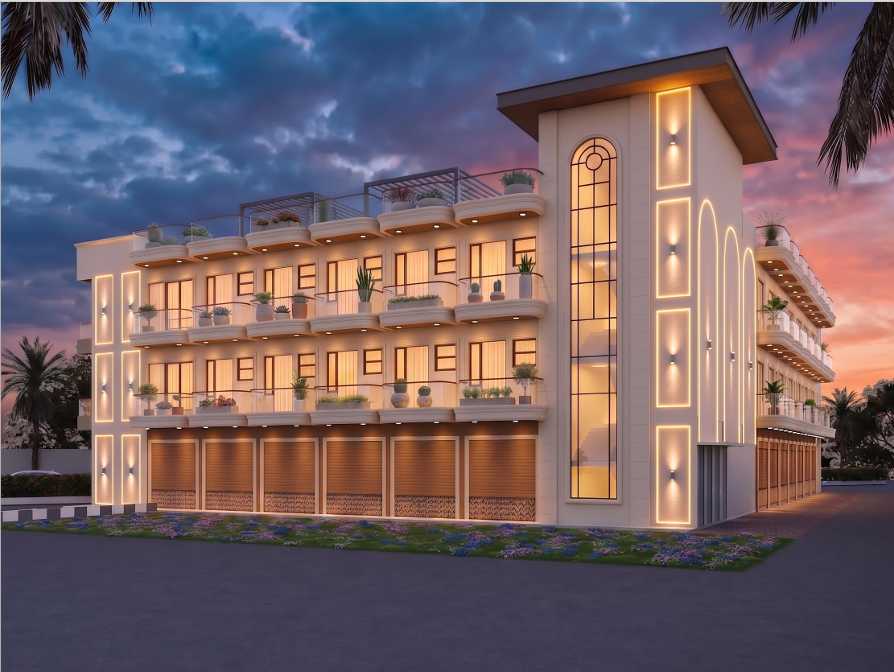 Hanu Square, Alpha International City, Karnal - development view